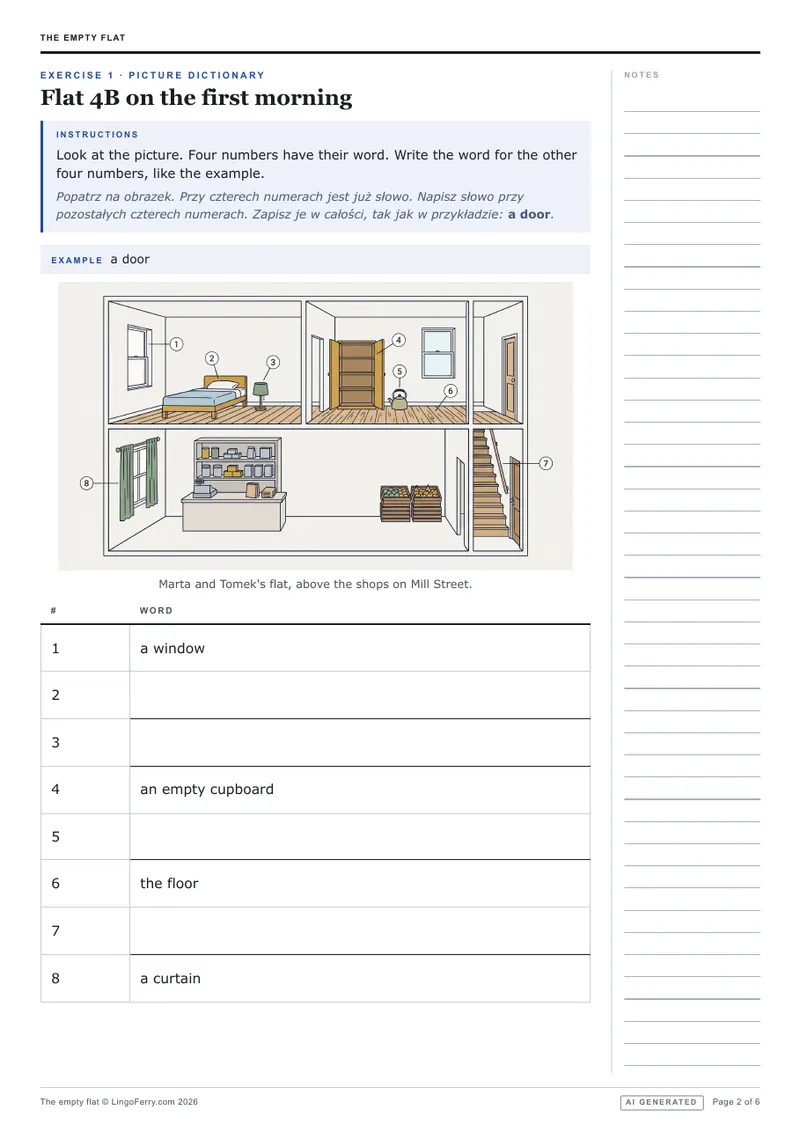 Student sheet · exercise 1