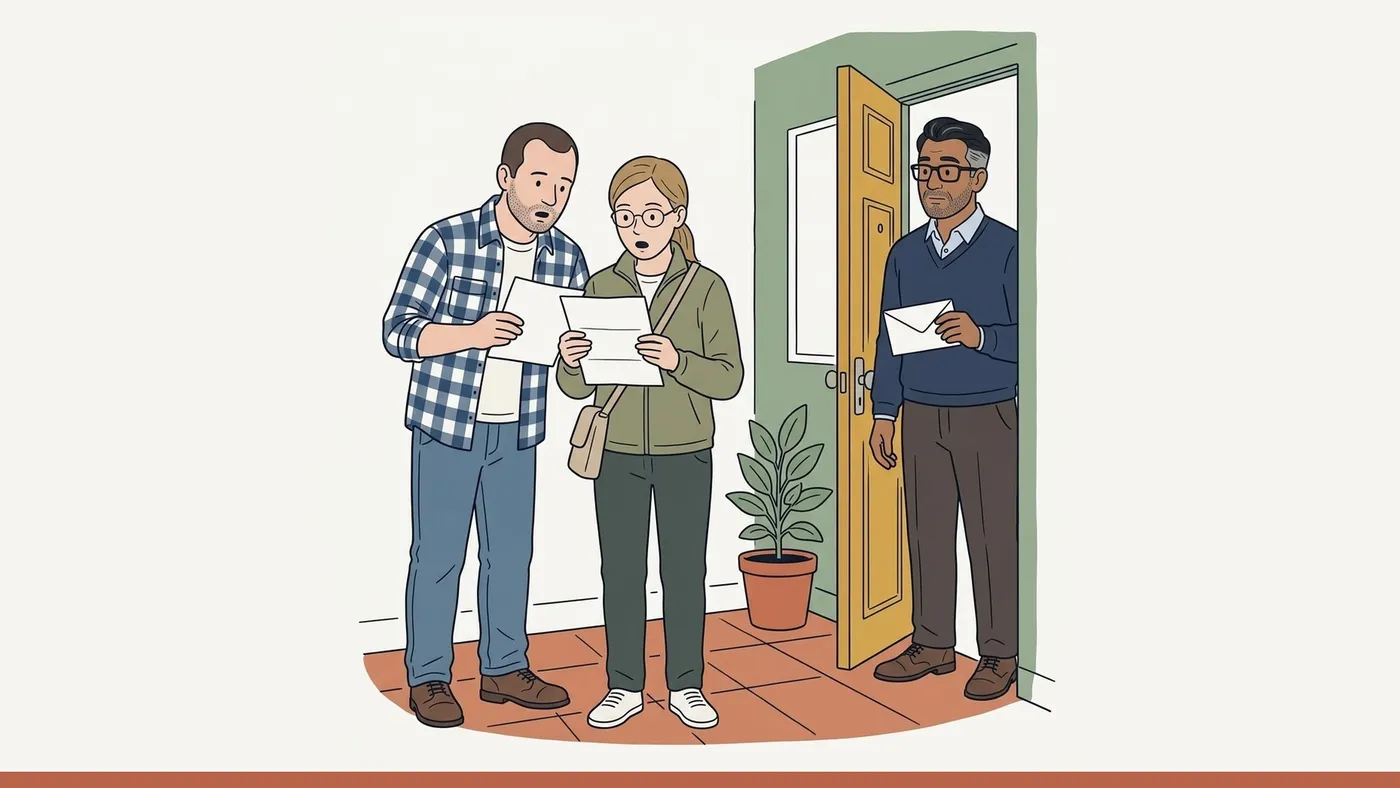 Illustration for lesson B1.1 The letter that came early