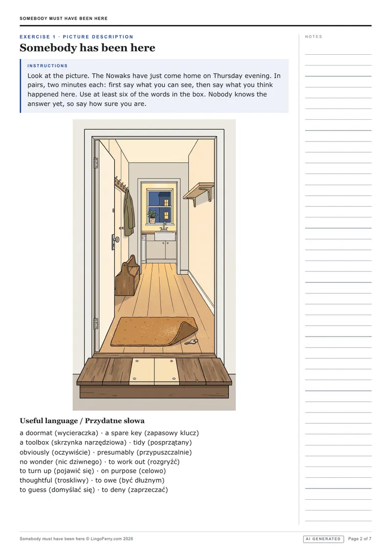 Student sheet · exercise 1