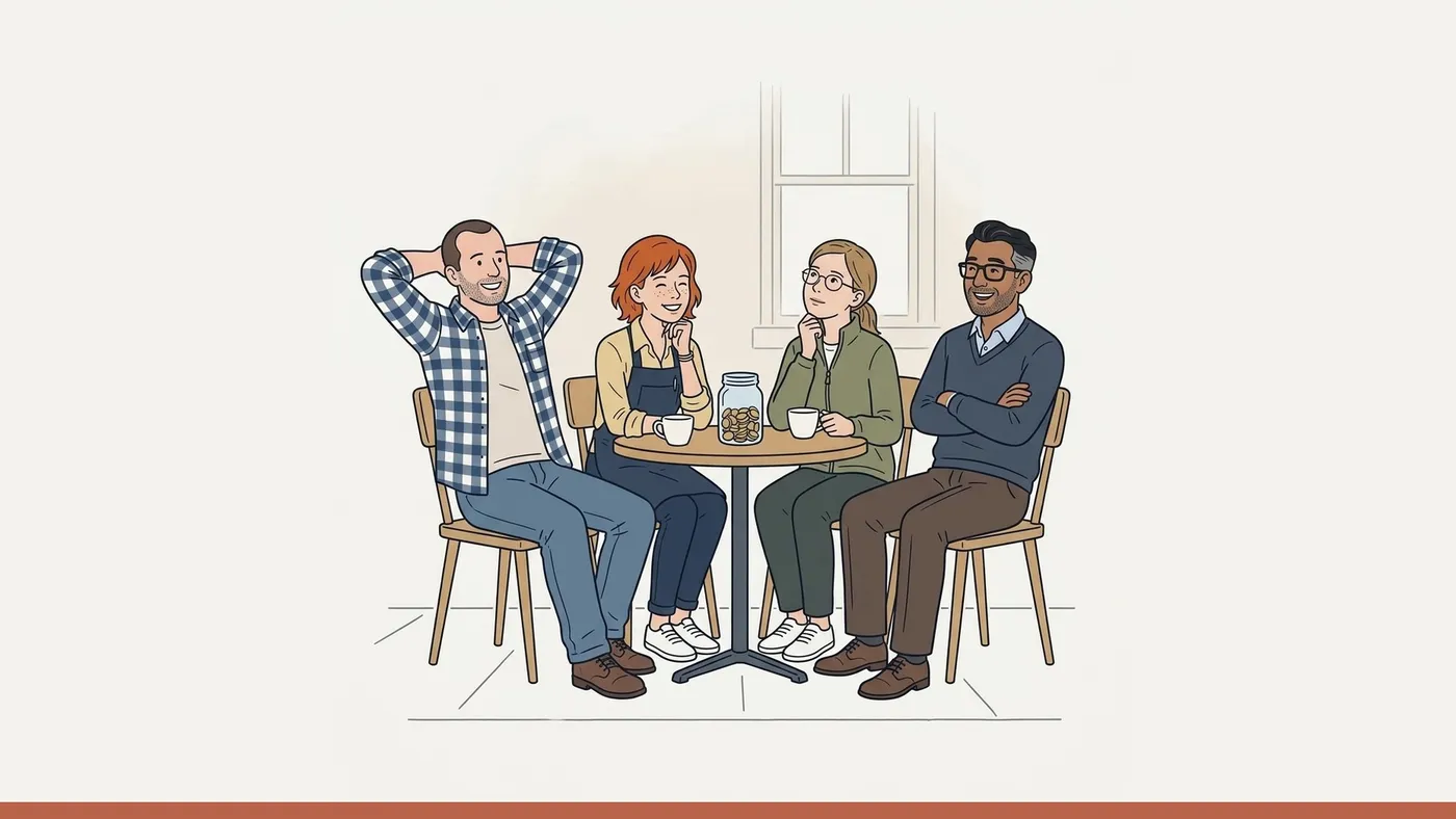 Illustration for lesson B1.5 If I had the money