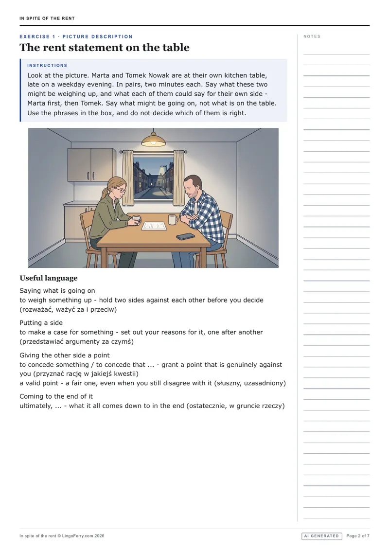 Student sheet · exercise 1